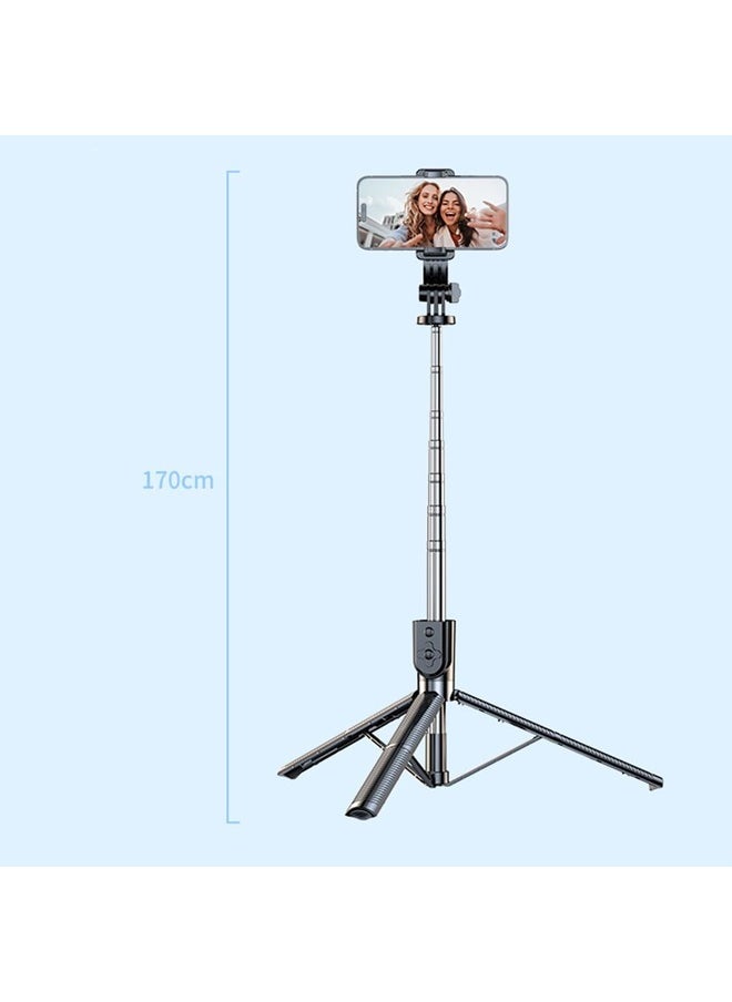 Eleish - Selfie Stick - 170cm Phone Selfie Stick Tripod with Remote Control Portable Rotate Phone Holder Extendable Tripod Stand Compatible with iPhone Android Smartphone - Image 1