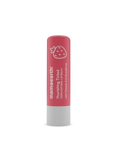 Nourishing Lip Balm Tinted 100% Natural With Vitamin E And Strawberry 4 G