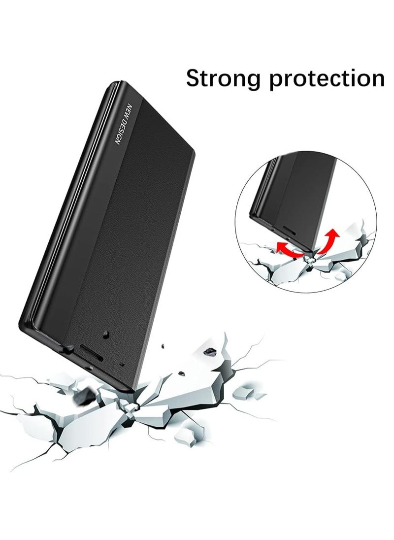 Case for Samsung Galaxy S7 EDGE Cover, Smart Ultra Slim Flip Case, Anti-Scratch, Magnetic Closure, Stand Function