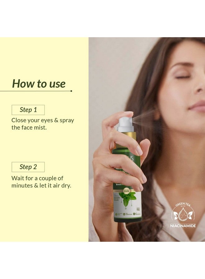LOTUS BOTANICALS Natural Green Tea Hydradetox Refreshing Face Mist|Rejuvenates & Refreshes Skin|Boosts Glow|Tightens Pores|Prevents Acne & Pimples|Preservative Free|For All Skin Types|30G  - Image 4