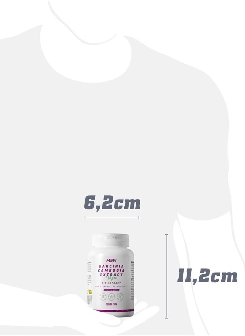 HSN - Garcinia Cambodgia (6:1) Extract 500mg - 120 veg caps - Image 1
