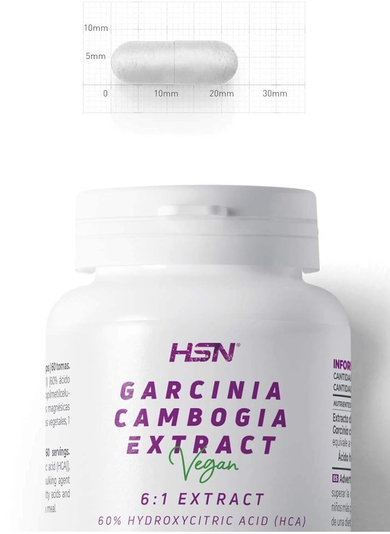 HSN - Garcinia Cambodgia (6:1) Extract 500mg - 120 veg caps - Image 1