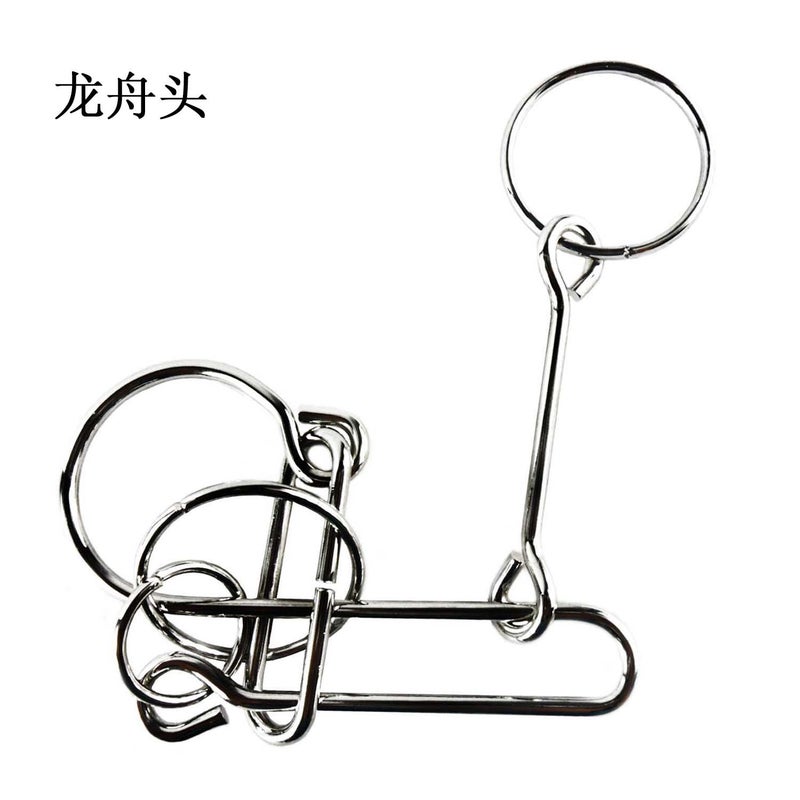 Pvc Boxed Unlocking 36 Iron Unlocking Intelligence Unlocking Unlocking Adult Nine-Link Educational Toys - Image 1