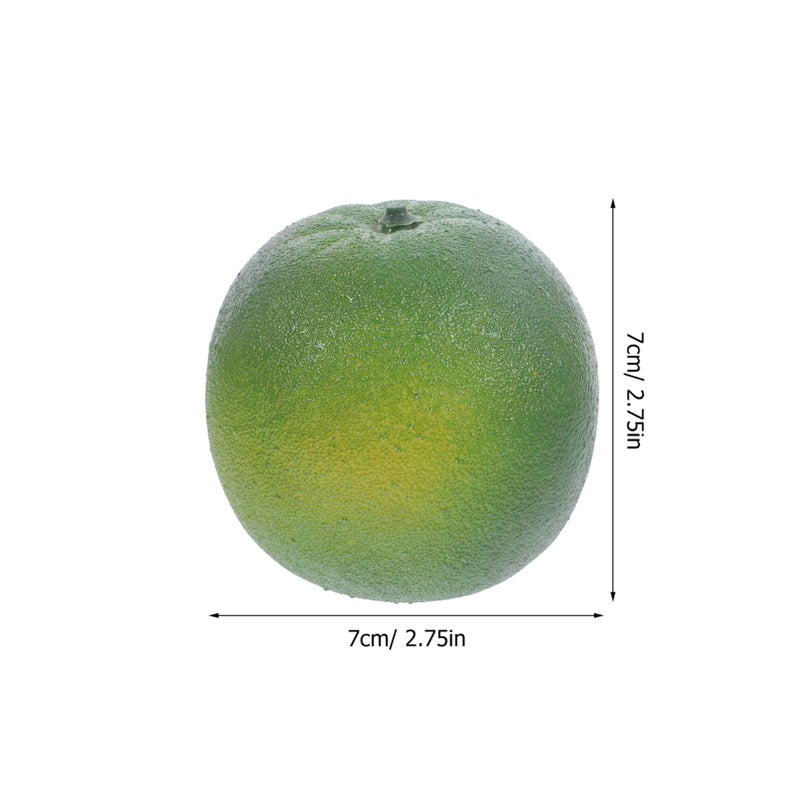 6Pcs Realistic Orange Fruit Decor Models For Kitchen Photo Styling - Image 3