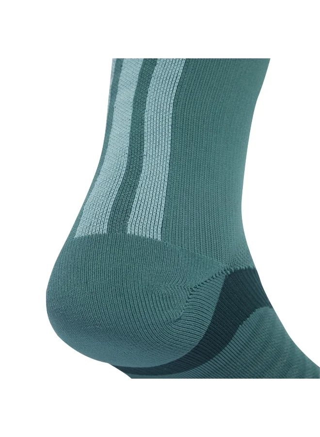 adidas RUNxCLIMA Sock Green Running For Unisex 2 - 3.5