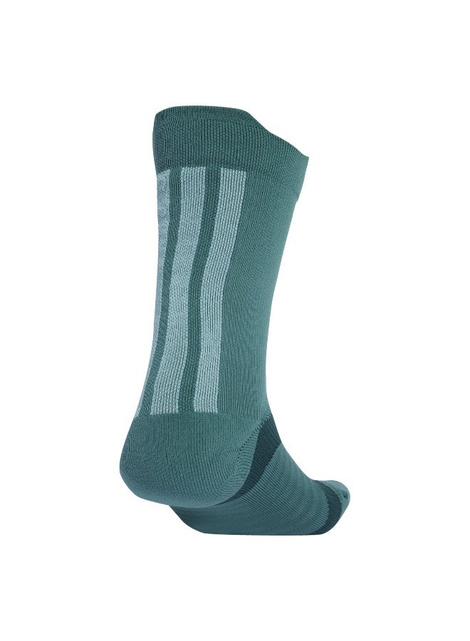 Adidas RUNxCLIMA Sock Green Running For Unisex 2 - 3.5 - Image 2