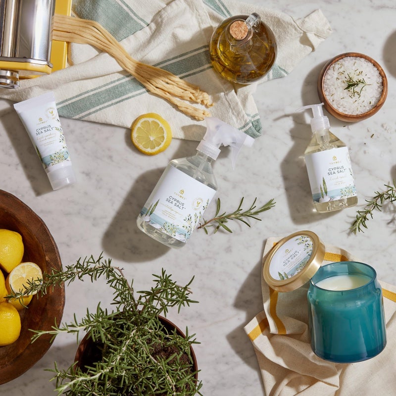 Thymes Moisturizing Hand Lotion for Dry Skin - Moisturizer for Beauty and Personal Care - Luxury Hand Lotion for Women & Men with Shea Butter & Aloe Vera (Cyprus Sea Salt, 9 fl oz) - Image 5