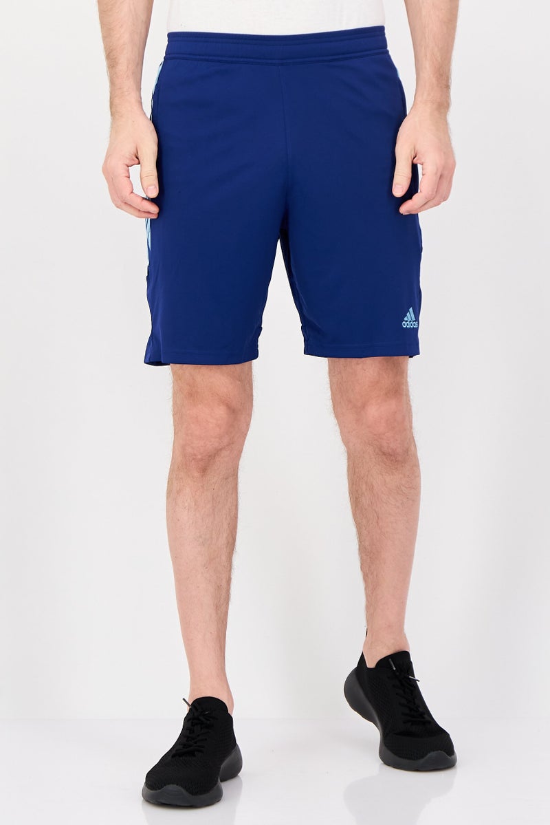 Adidas Men Regular Fit Training Shorts, Navy - Image 1