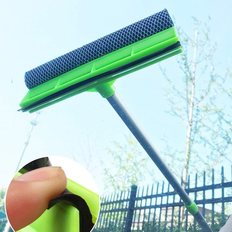 GNEY Standard Window Squeegee Professional 2in1 Window Cleaner with Telescopic 25 x 100 Car Windshield Squeegee for Window Cleaning AllPurpose Window Cleaning Tool with Long Hanle - Image 3