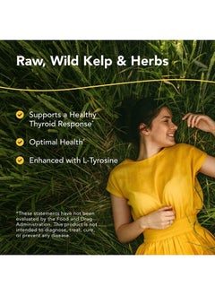 North American Herb & Spice Thyroset - 90 Capsules - Wild Kelp & Herbs Blend - Healthy Thyroid Support - Contains Trace Minerals, Natural Iodine, Antioxidants & Amino Acids - 45 Servings  - Image 2