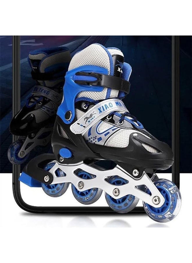 Generic - Adjustable Comfort Roller Skates With Led Light Up Front Wheel, Inline Skates Size 31 -34 - Image 1