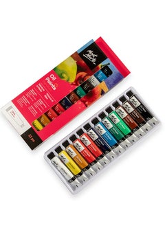 Mont Marte 12-Piece Signature Oil Paint Set 12ml Content Per Tube  - Image 1