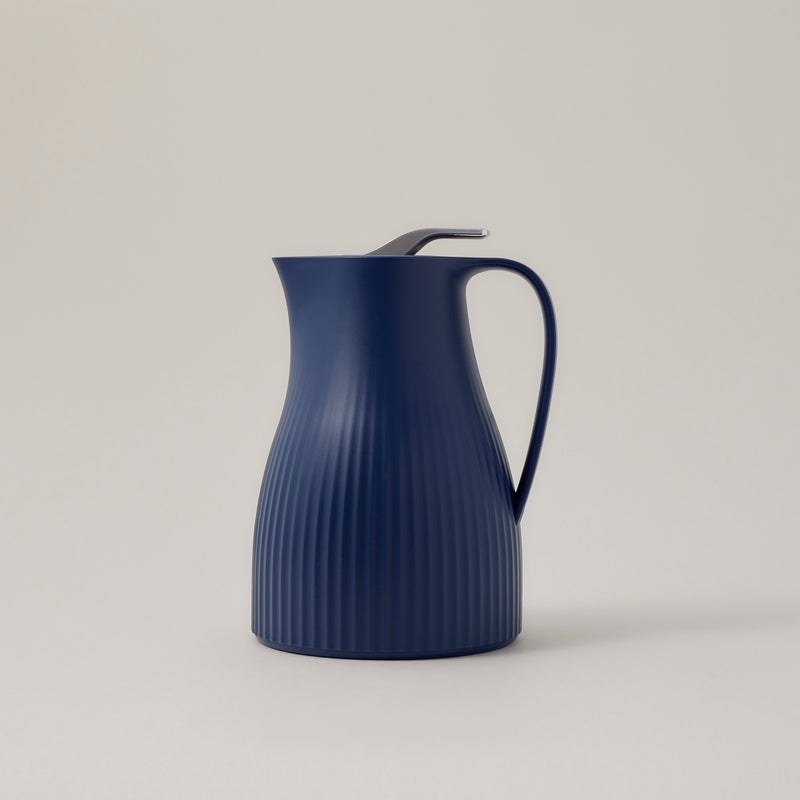 Dallaty Dallety Plastic Vacuum Flask Bear Dark Blue 1L - Image 1