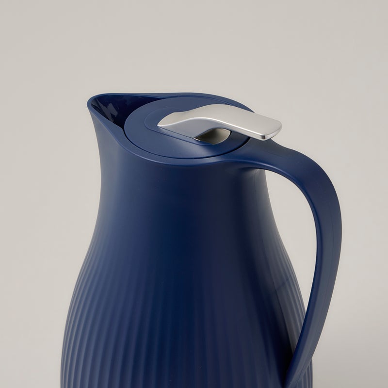 Dallaty Dallety Plastic Vacuum Flask Bear Dark Blue 1L - Image 3