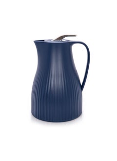Dallaty Plastic Vacuum Flask Bear Dark Blue 1L  - Image 1