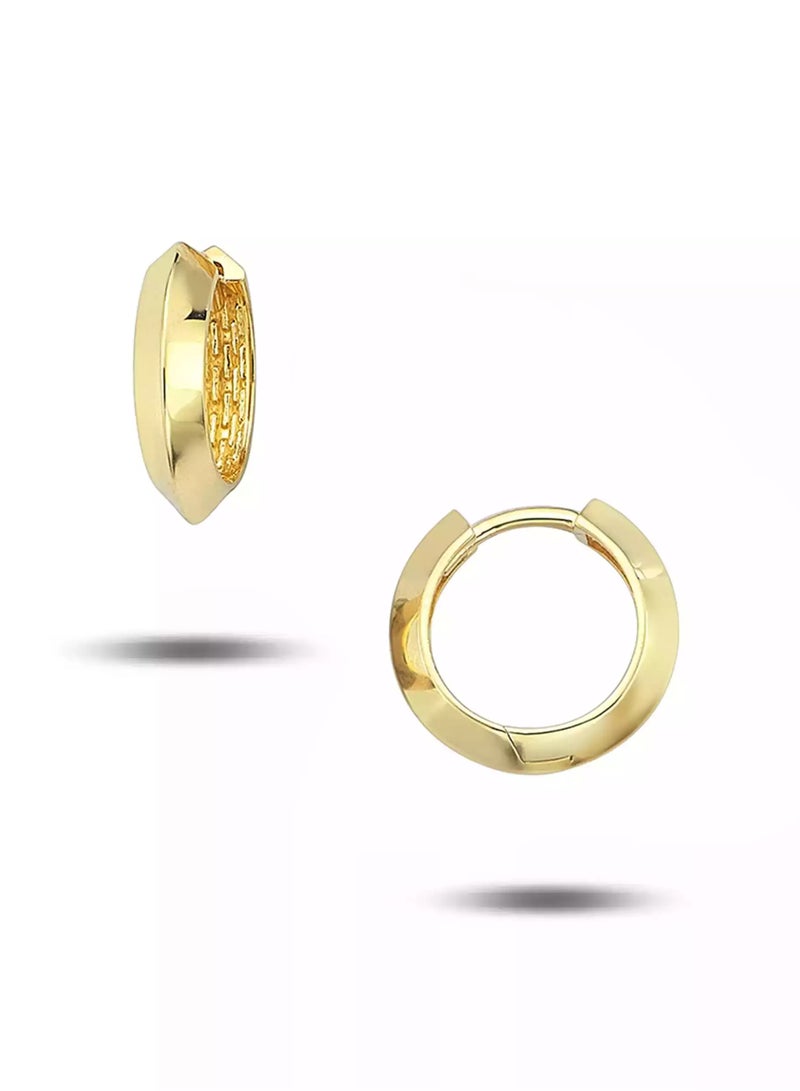 Ruby Art Gold 18K Pure Gold Women’s Earrings – Elegant Lightweight  - 2.66 Gram - Image 1