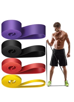 Excefore Resistance Bands Set 4pcs, Exercise Bands for Men & Women, Pull Up Assistance Bands, Suitable for Muscle Training, Physical Therapy  - Image 1