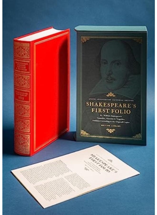 Shakespeare's First Folio : (400th Anniversary Facsimile)