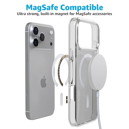 Casely iPhone 17 Pro Case | Clear Skies | Clear Shimmer | Compatible with MagSafe | Classic Ultra Slim Design - Image 4