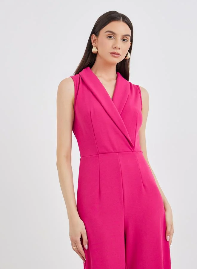 تايك تو Take Two Pink Sleeveless Jumpsuit