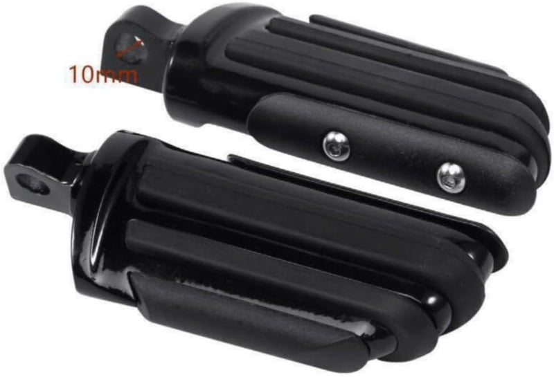 Passenger Mount for Dyna 2006-2017 Street Fat Bob Low Rider Aluminum Pair foot Pegs w/Brackets - Image 4