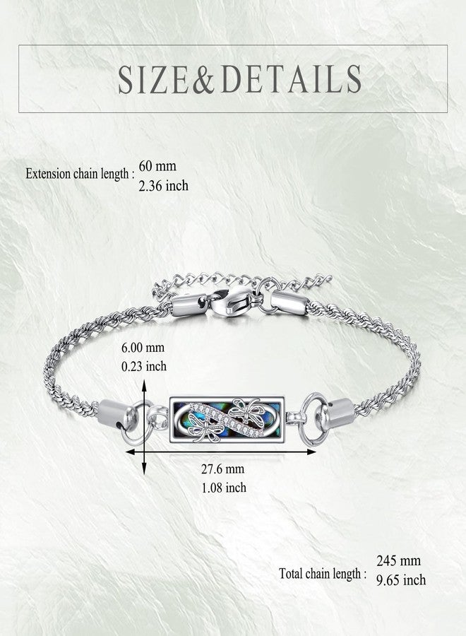 Vadmans Dragonfly Urn Bracelet Sterling Silver Dragonfly Urn Bracelet for Ashes Memorial Jewelry Gift for Women Men - Image 5