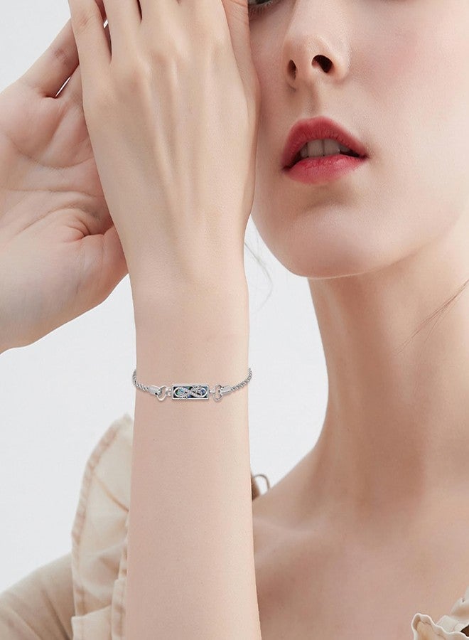 Vadmans Dragonfly Urn Bracelet Sterling Silver Dragonfly Urn Bracelet for Ashes Memorial Jewelry Gift for Women Men - Image 2