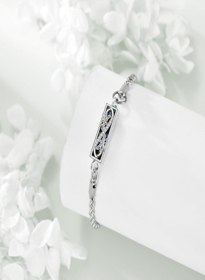 Vadmans Dragonfly Urn Bracelet Sterling Silver Dragonfly Urn Bracelet for Ashes Memorial Jewelry Gift for Women Men - Image 4