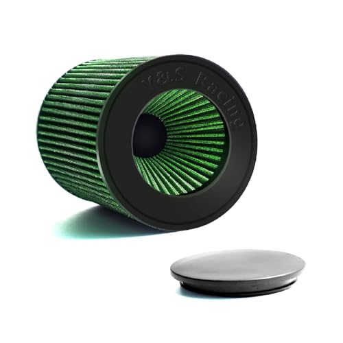 STRECOS High Performance Air Filter Intake Compatible With 2009-2018 Ford Focus ST RS Accessories, Air Intake Filter, Green Colour Engine Air Filter - Image 1