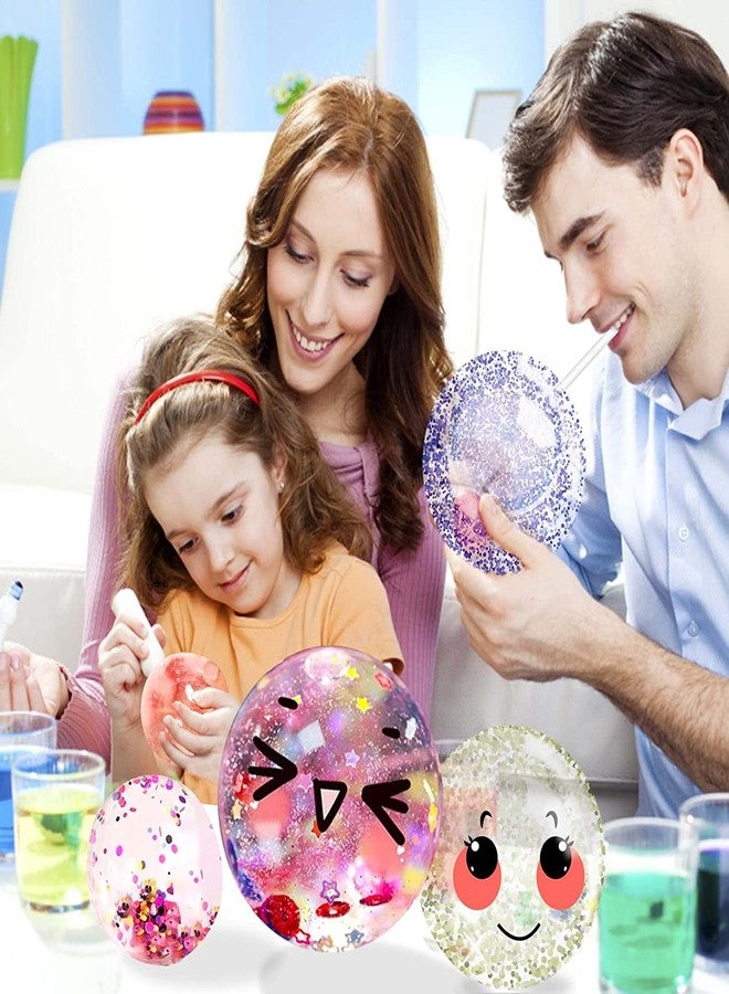Shuttle Art Gel Tape Double Sided Grip Tape for Walls Washable Reusable Strong Sticky balloon/bubble With Glitter Flakes, Stainless Steel Straw - Image 5