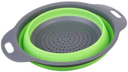 NIDY Collapsible Colander Kitchen Strainer Environmentally Friendly NonToxic Easy to Clean Silicone SpaceSaving Foldable Filter Colander Size 24 cm - Image 5