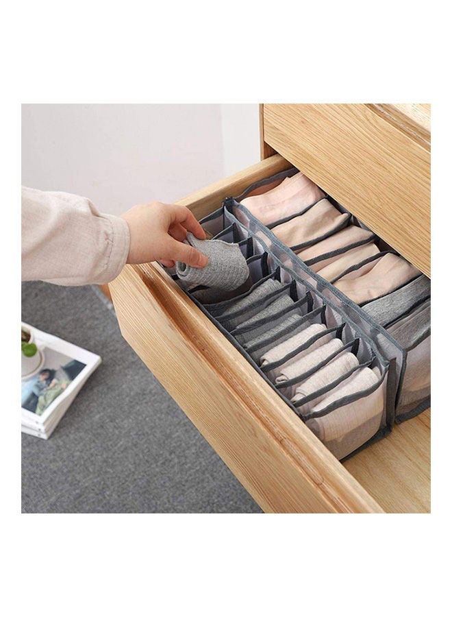 3 Pack Foldable Drawer Organizer, Closet Organizer Drawer Suitable For Underwear/Underpants/Socks/Bra/Panties/Ties Multicolour  - Image 2