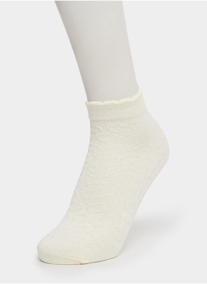 Styli - Pack of 5 - Textured Ankle Length Socks - Image 1
