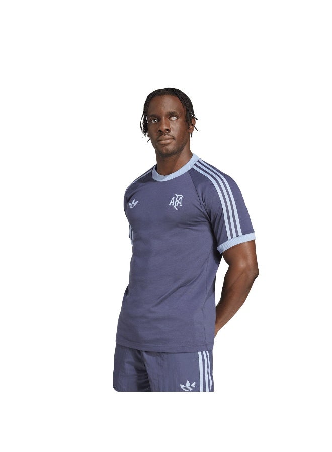 Adidas Adidas Afa Anniv Tee Blue Football T-Shirts For Men Xs  - Image 3
