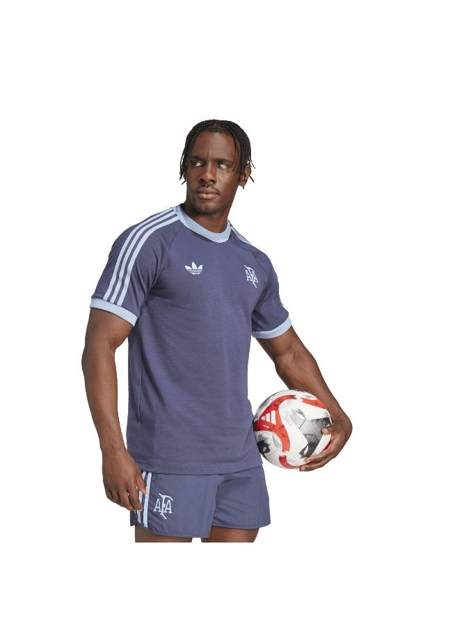 Adidas Adidas Afa Anniv Tee Blue Football T-Shirts For Men Xs  - Image 5