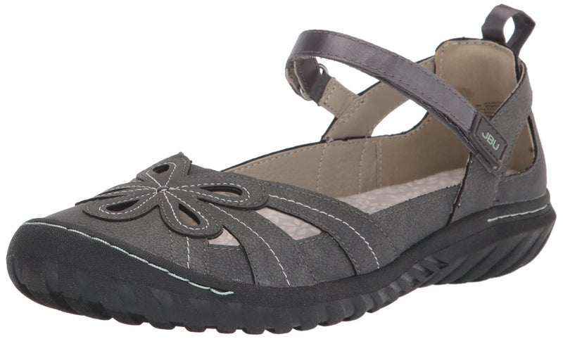 JBU by Jambu Womens Magnolia Mary Jane Flat Charcoal 85