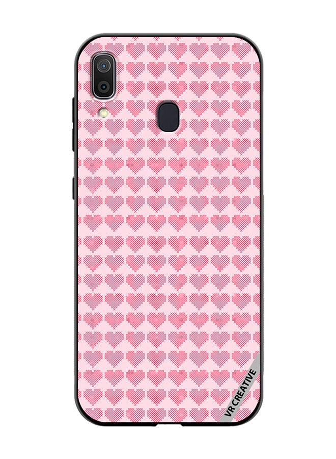 VR CREATIVE Protective Case Cover For Samsung Galaxy A30 Strips Design Multicolour - Image 1