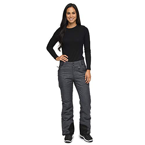 Arctix Women's Snow Sports Insulated Cargo Pants, Steel Melange, Medium - Image 4