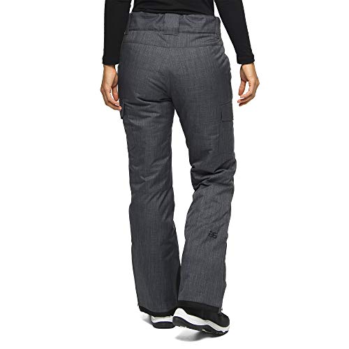 Arctix Women's Snow Sports Insulated Cargo Pants, Steel Melange, Medium - Image 3