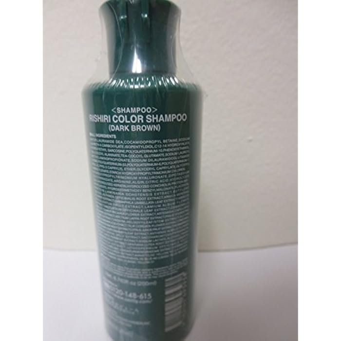 Rishiri Hair Coloring Shampoo ( Dark Brown) 6.7fl oz - Image 2