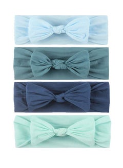Generic 8-Piece Baby Girls Headband Stretchy Nylon Soft Headband with Bowknot for Baby Toddler Girls  - Image 4