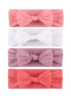 Generic 8-Piece Baby Girls Headband Stretchy Nylon Soft Headband with Bowknot for Baby Toddler Girls  - Image 5