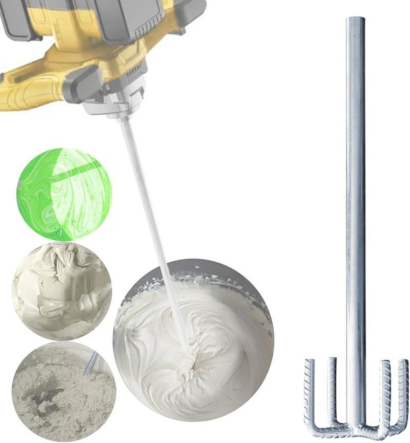 Type A Paint Mixing Rod Hand Drill Cement Mixer Threaded Handle Drill Parts - Image 5