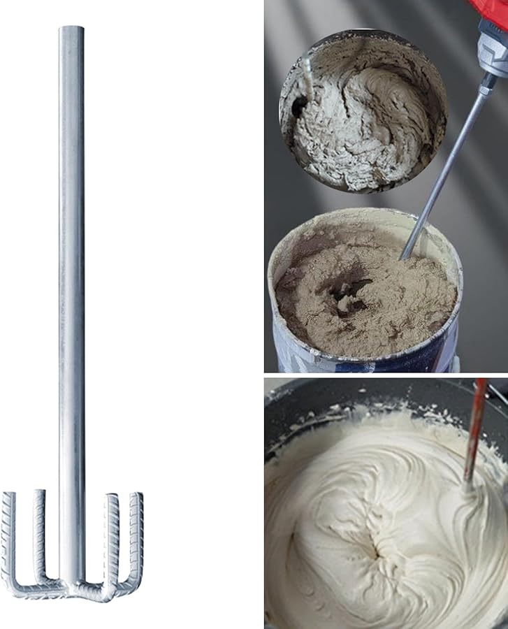 Type A Paint Mixing Rod Hand Drill Cement Mixer Threaded Handle Drill Parts - Image 4