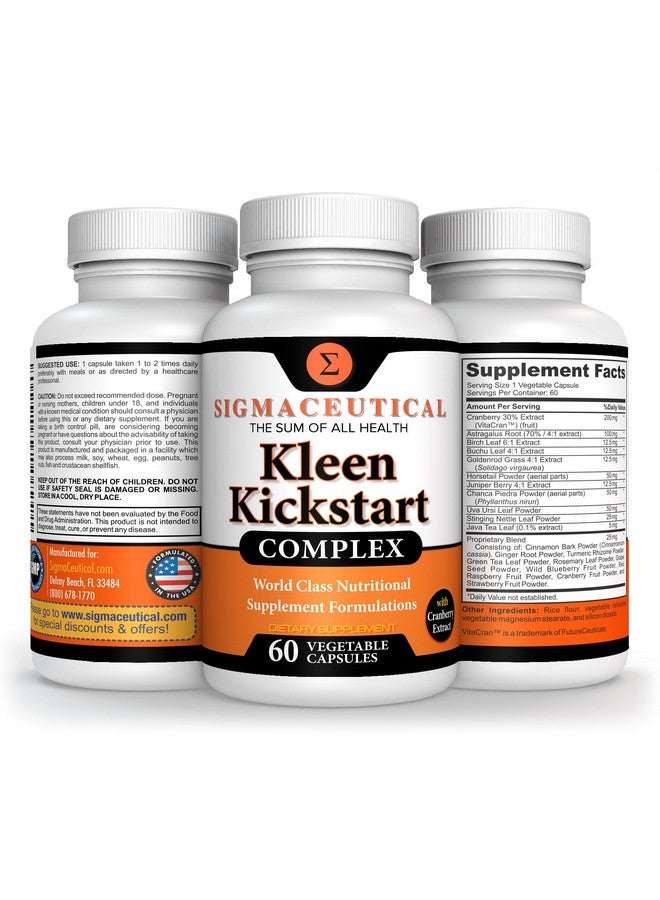 Sigmaceutical Kidney Cleanse & Kidney Supplement - Cranberry Supplement - Kidney Support Supplement - 60 Capsules - Image 4