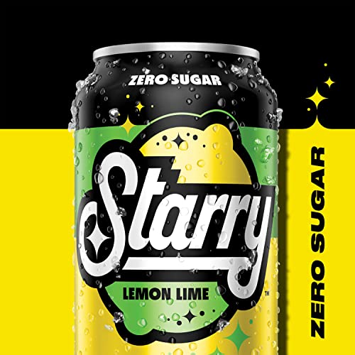 Starry Zero Sugar Lemon Lime Soda, 12 Fl Oz Cans (Pack of 12) - Image 4