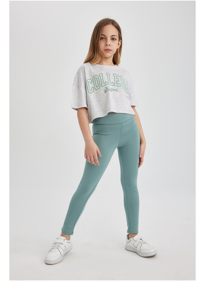 DeFacto Girl Legging Fit Knitted Leggings  - Image 3