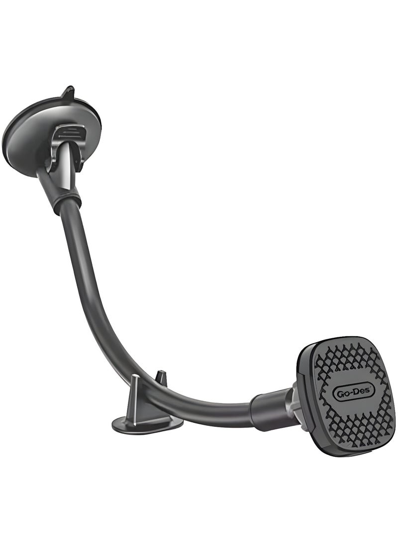 Go-Des GD-HD761 Magnetic Car Phone Holder – 360° Rotation, Flexible Long Arm, Universal Mount for Smartphones - Image 3