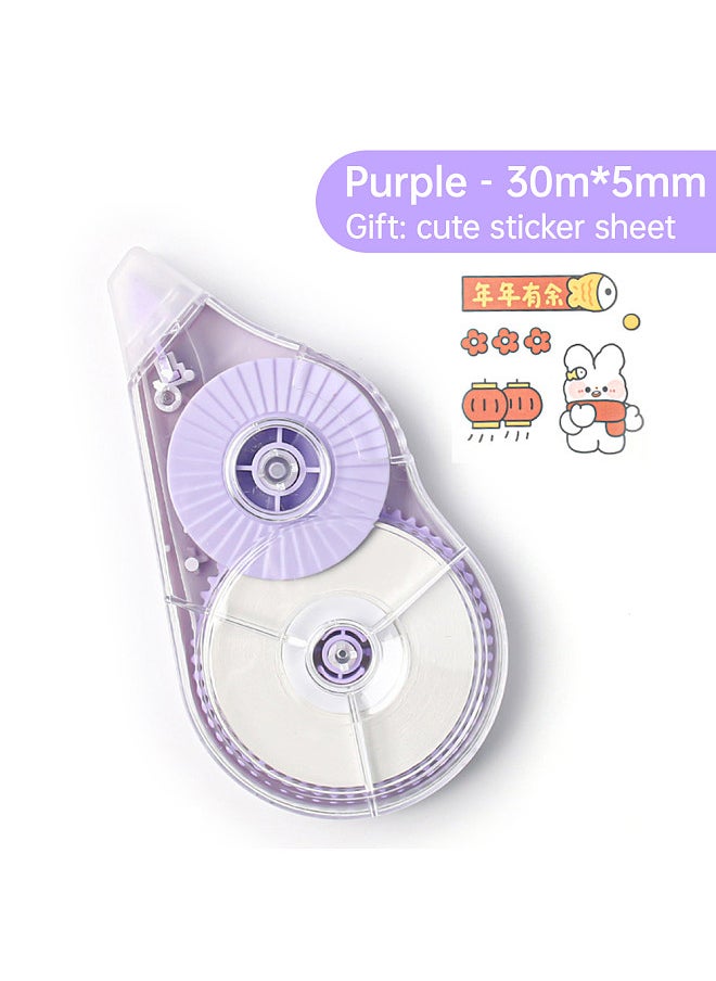 Generic - Correction Tape White Out Correction Tape Dispenser Easy to Use Applicator for Instant Corrections Study Supplies and Office Products  - 30mx5mm - Image 1