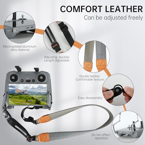 RCstyle Neck Lanyard for RC & RC 2 & RC Pro,for DJI Flip, DJI Air 3S/Air 3, Mini 4 Pro, 2S, Mini 3/3 Pro Portable Lanyard Remote Control Neck Strap,Safe and Comfort - Image 3